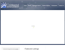 Tablet Screenshot of continentalmgt.com